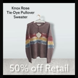 Knox Rose Tie-Dye pullover sweater